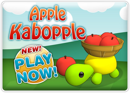 Apple Kabopple - New Flash Web Game
